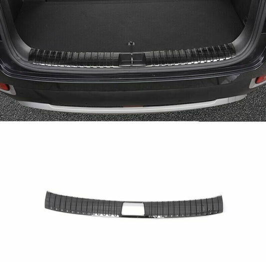 for Hyundai Palisade Black Titanium Rear Bumper Plate Mouldings Trim 20-2022 n