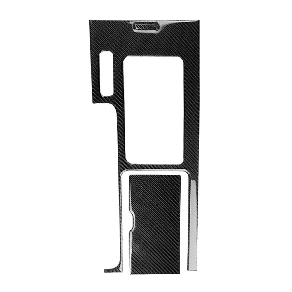 for Ford for Mustang 2009-2013 2010 Carbon Fiber Interior Gear Shift Box Panel Cover