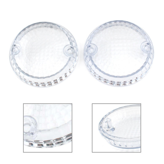 Turn Signal Light Lens Cover Fit for Kawasaki Vulcan 1500 Classic Mean Streak Clear
