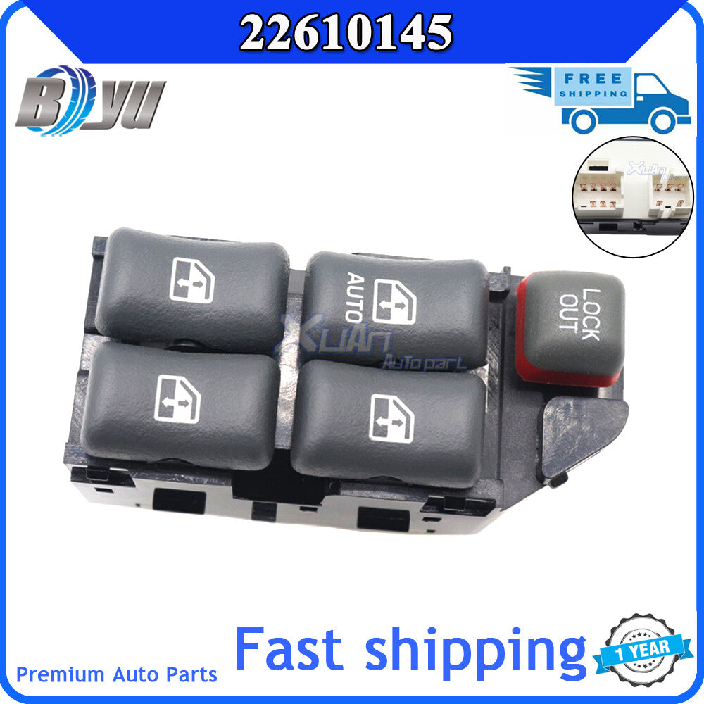 22610145 Applicable to 95-05 Cavalier New 1x Main Power Window Switch v