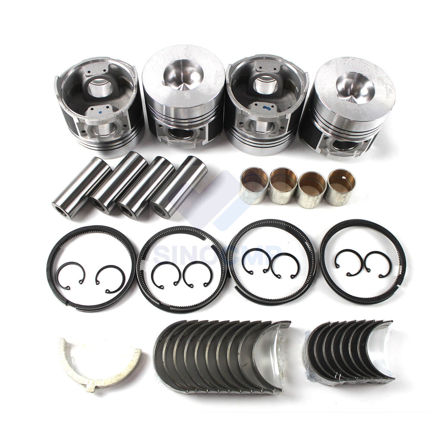 Engine Overhaul Rebuild Kit for KUBOTA Tractor M7950 V4300 V4300-3A w/Gasket DHL