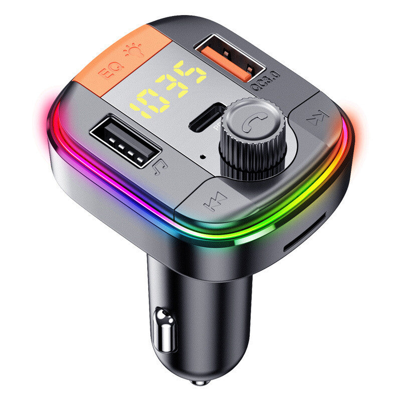 Hands- calling car charger, Bluetooth 5.0, FM transmitter, radio receiver, MP3 audio - n