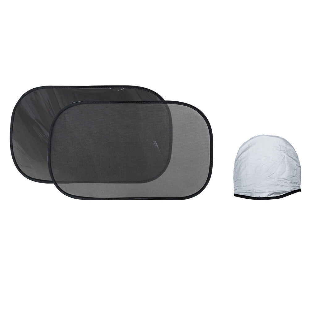 2-piece privacy automatic side window sunshade UV anti-static adsorption set n