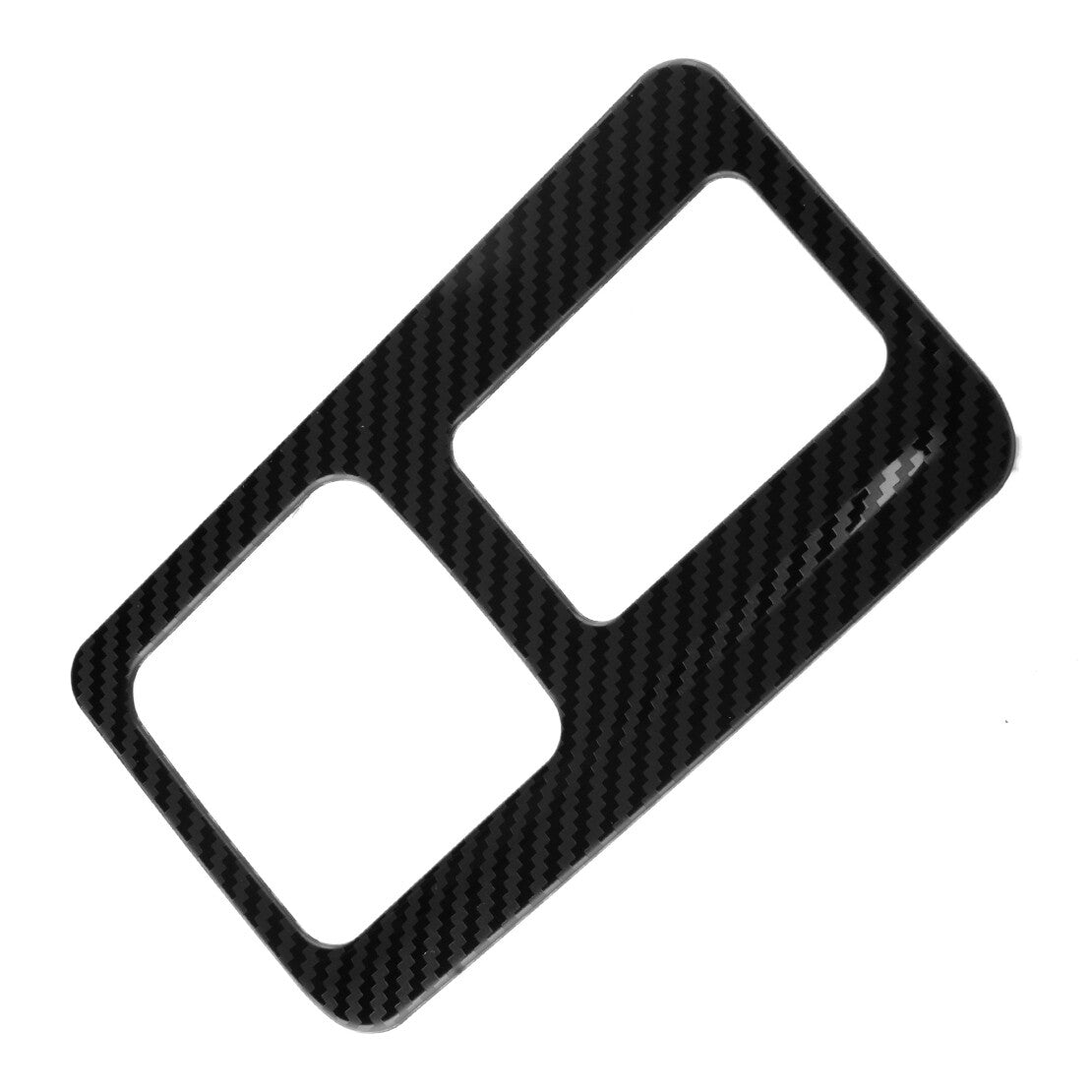 Carbon fiber style rear USB socket cover trim suitable for Chevrolet Blazer 2019-2020