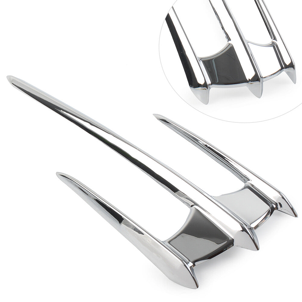 Chrome Goldwing Fairing Trunk Lid Accents for Honda GL1800 2001 - 2011 Q