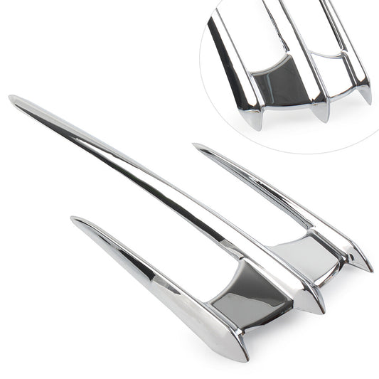 Chrome Goldwing Fairing Trunk Lid Accents for Honda GL1800 2001 - 2011 Q
