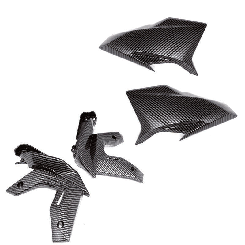 4 Pcs Carbon Fiber Front Side Frame Fairing Cowl for KAWASAKI Z 650 2020-2023
