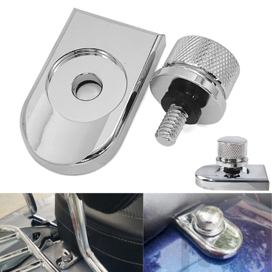 Rear for seat bolt catch screw mounting knife cover nut chrome alloy suitable for Harley Touring Dyna- n