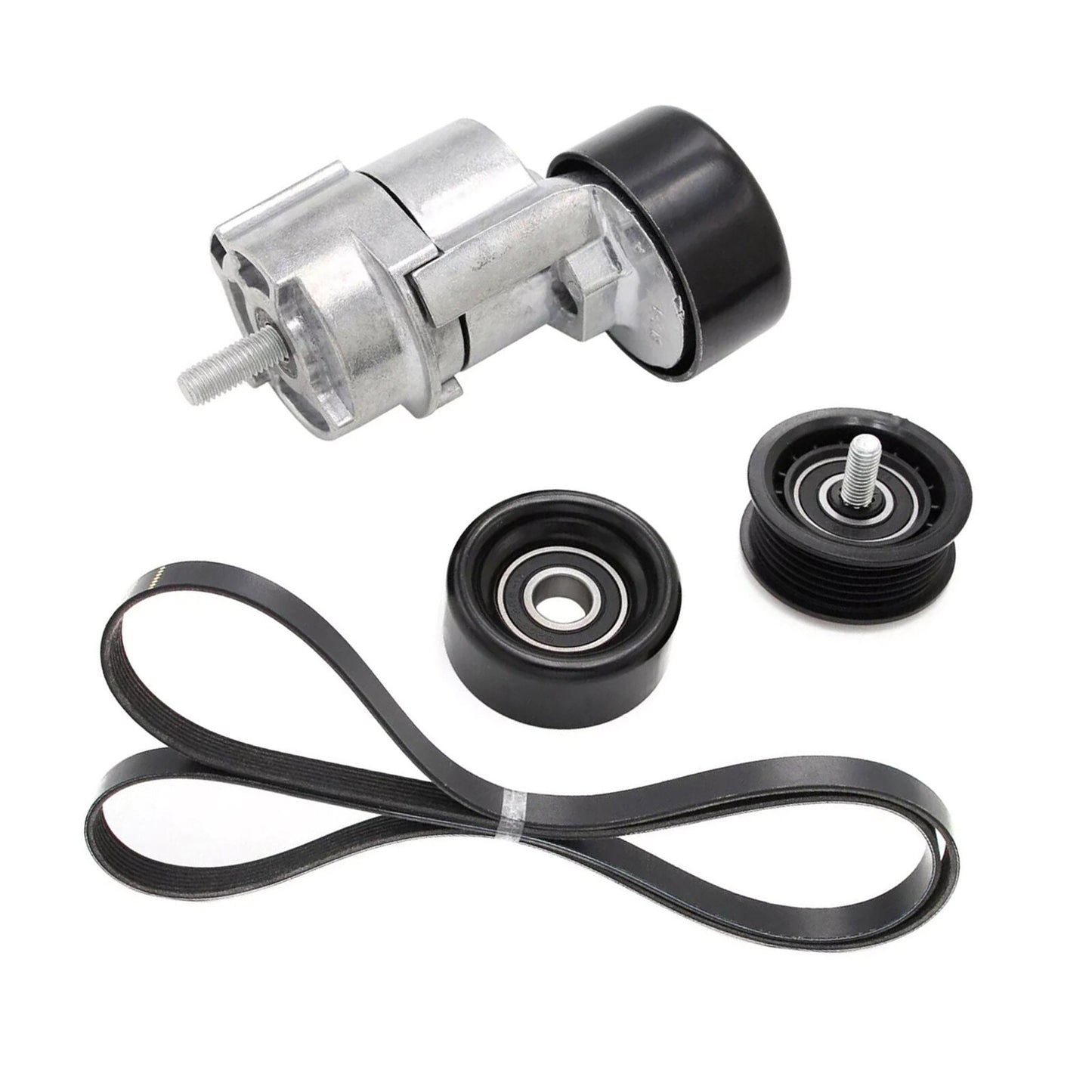 Engine Belt Tensioner  Idler Pulley V-Ribbed Belt Kit for Kia 2.0 2.4L 6PK2125