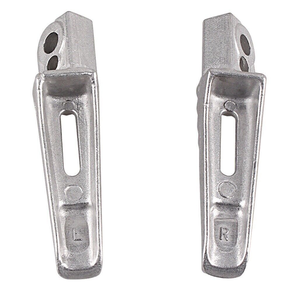 for Suzuki GSXR1000 2005-2014 Silver 2x Rear Foot Pegs Footrests Footpegs Kit