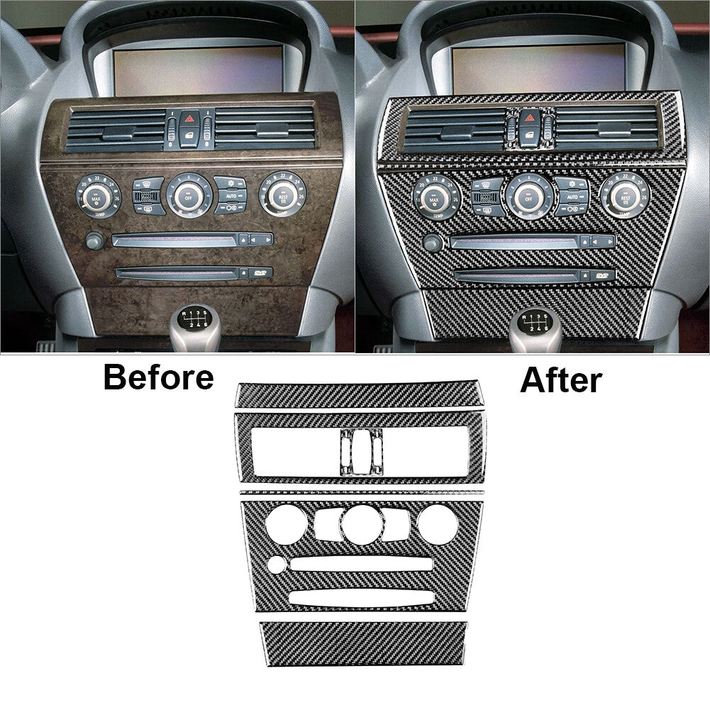 Carbon Fiber Center Console Gear Shift Panel Trim For Celica 2001-2005 v