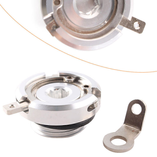 Oil Filler Cap Set for BMW S1000RR 2009 2010 2011 2012 2013 Motorcycle Silver Q