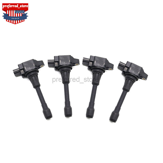 4-pack ignition coils suitable for 2010, 2012, 2013, and 2014 1.8L cubic ignition coils (model 22448-ED000-). v
