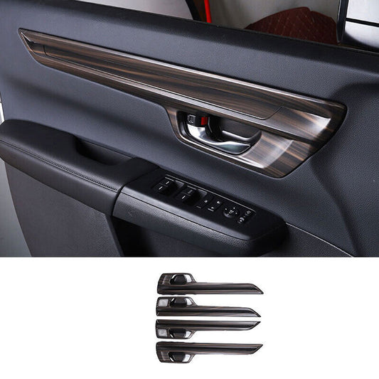 for Honda CR-V 2023-2024 Wood Grain Inner Door Bowl frame Panel Strip Cover Trim