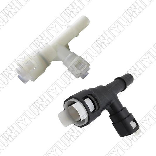 2Pcs For 00-14 for Chevrolet Tahoe for Cadillac for Escalade Heater Inlet Hose Tee Connector Q
