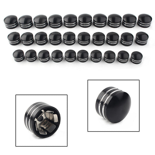 BCNC Inner 11mm Schrauben Motor Bolt Topper Caps Cover f¨¹r for Harley Dyna V-Rod