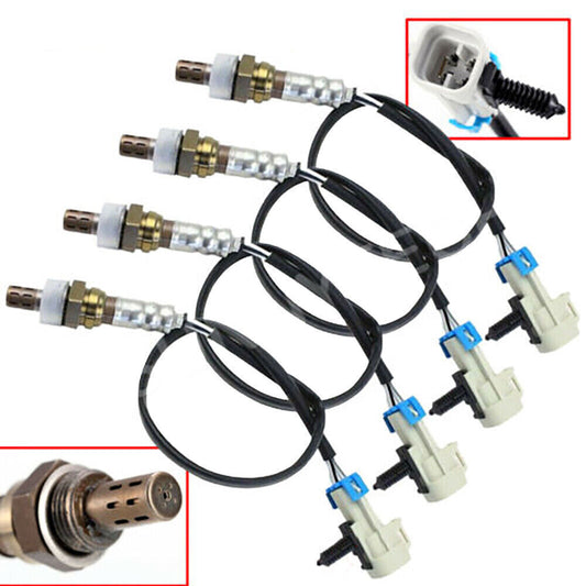 4PCS Up+Downstream Oxygen Sensor for Chevrolet Blazer Silverado Tahoe for GMC for Sierra