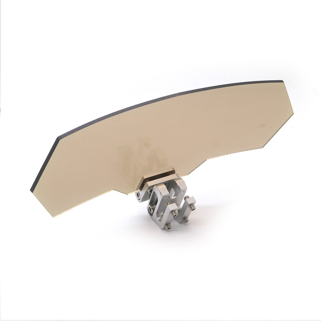 Motorcycle Tea Adjustable Clip On Windshield Extension Spoiler Wind Deflector Q