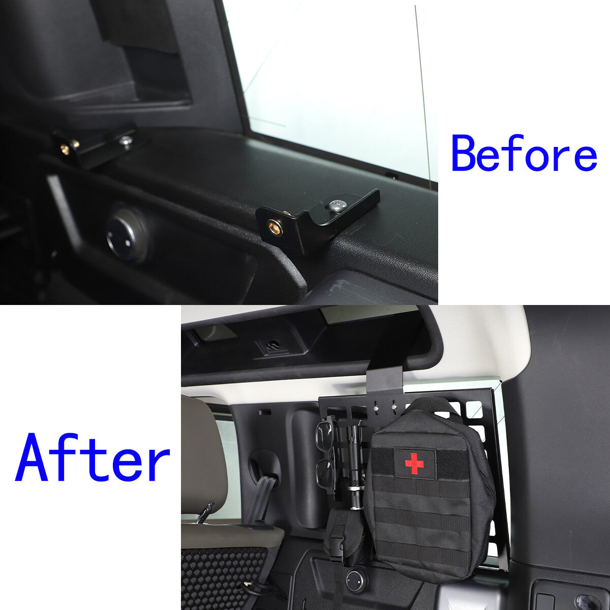 Oak patterned interior door panel decorative strip cover decoration suitable for Tundra 2022-2023- v