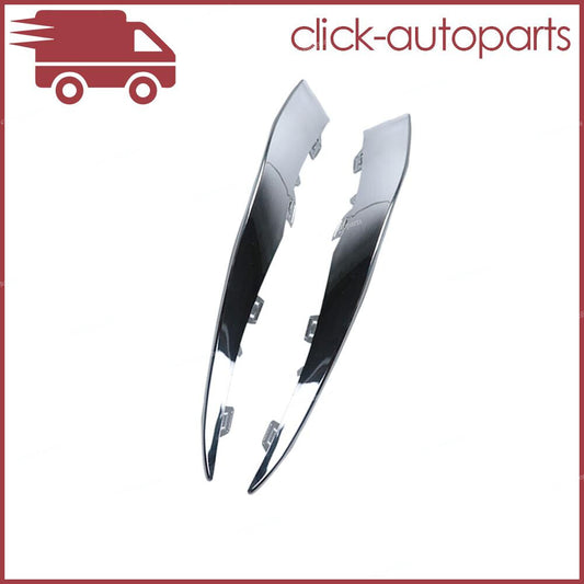 LHRH Front Bumper Moulding Trim Lower Fits for Mercedes W205 C-Class 2019-20 Chrome
