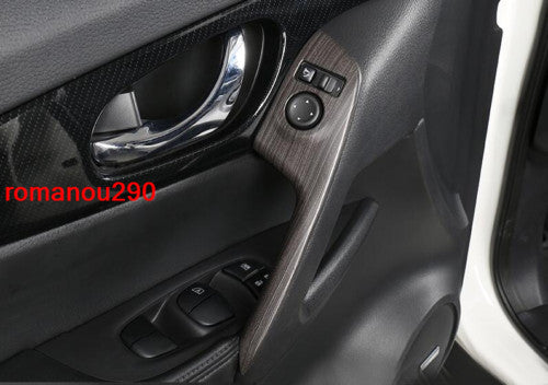 for for Mazda CX-5 17-19 Black Titanium Brushed Door Stereo Speaker Cover Trim v