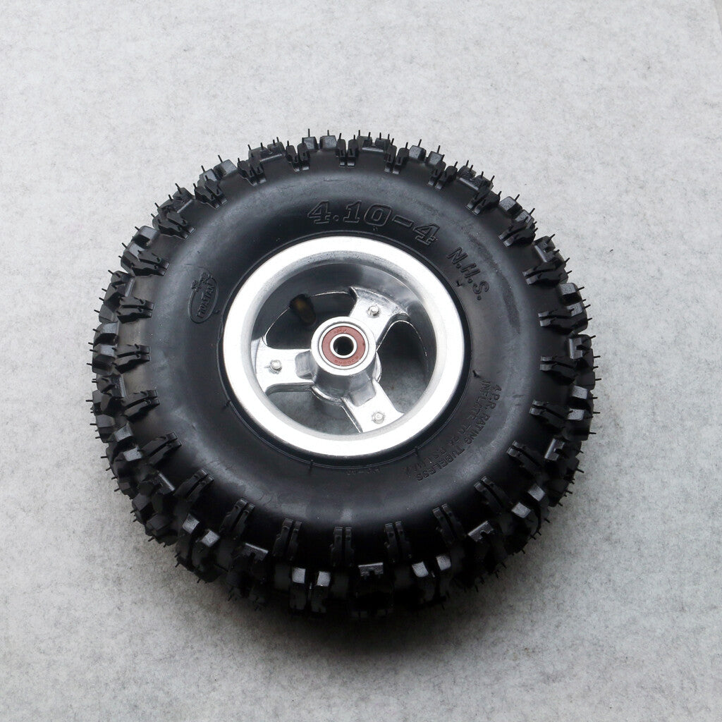 Motorcycle 4.10-4 Pneumatic Off-road Tire DIY Wheelchair Lawnmower Trolley Cart