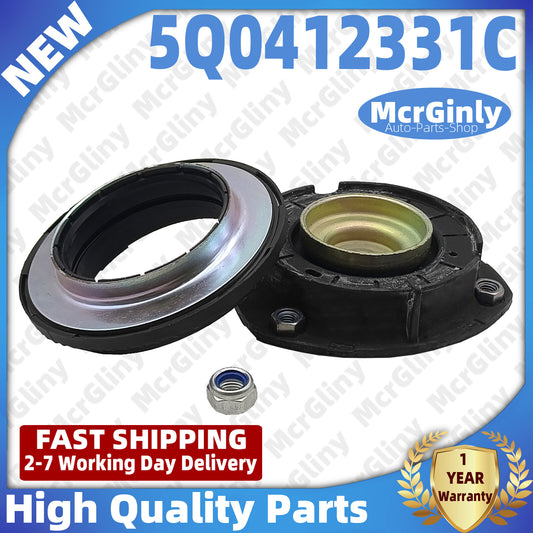 Front strut mount and bearing kit for Jetta for Audi Q3 5Q0412331C 5QM412249- n