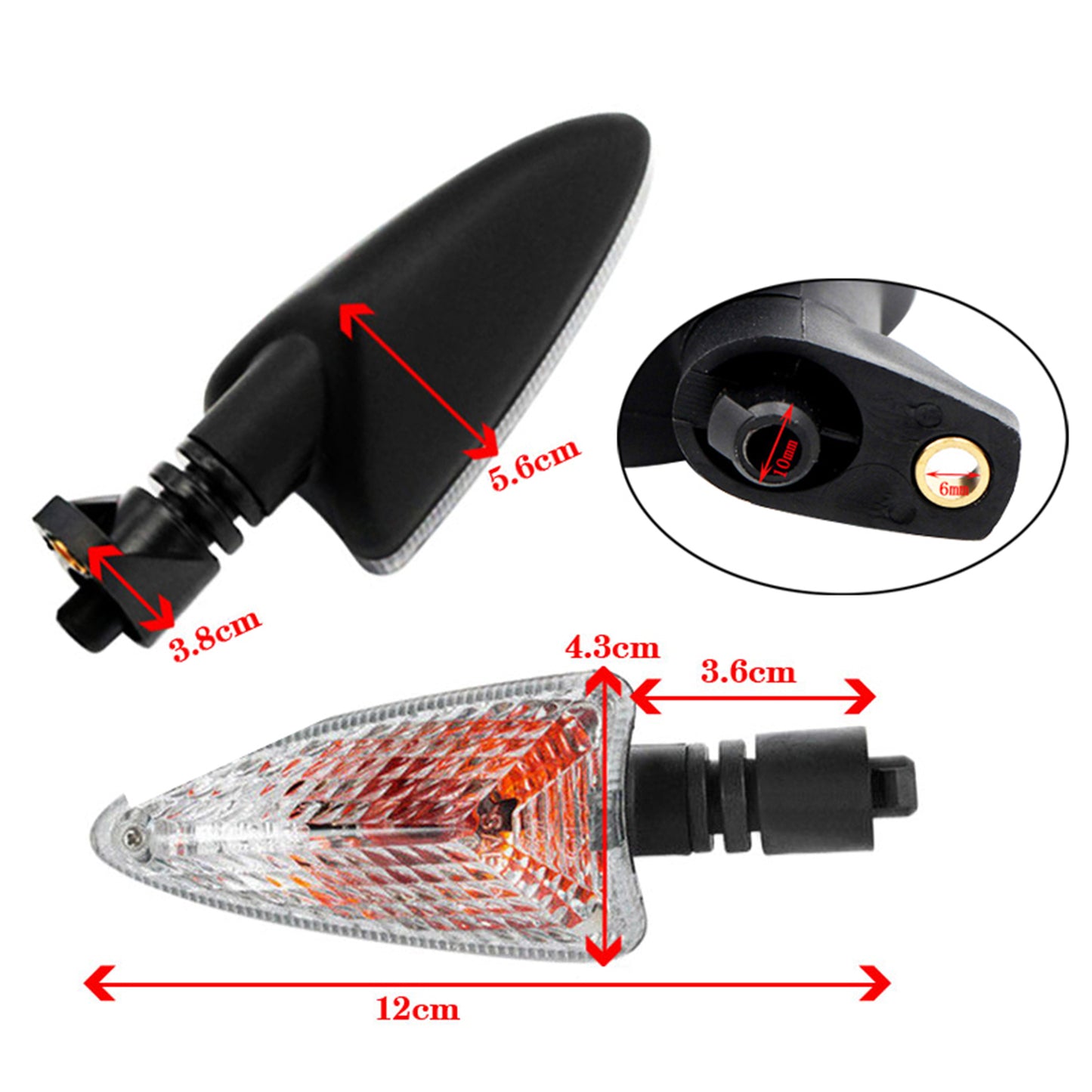 Turn Signal Pair Motorcycle Indicators Direction I6I4 Q