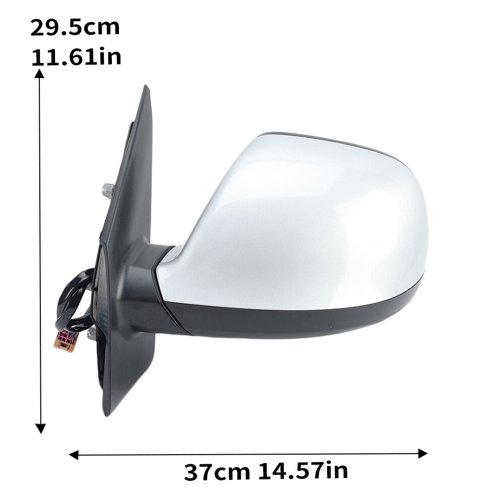 F¨¹r for VW T5 Transporter 2010-2015 Au?enspiegel R¨¹ckspiegel Silber Links 5 Draht