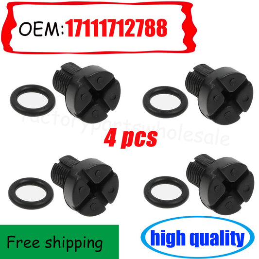 4 Radiator Expansion Tank Bleed Screws Kit For 1 3 5 7 17111712788 n