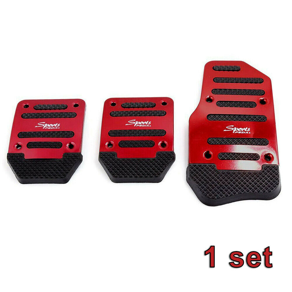 1 Set Universal Red Car Interior Anti-Slip Pedal Rest Cover Car Accessories