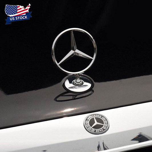 The front grille features a chrome-plated upright star emblem suitable for the for Mercedes-Benz CES AMG.