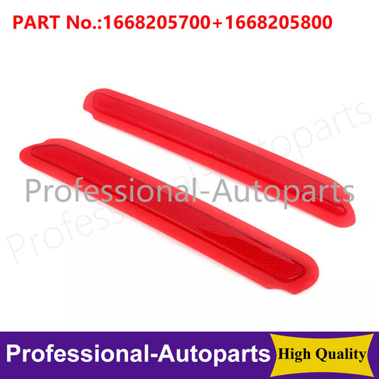 1Pair Rear L&R Bumper Reflector Fit for Benz GLS GL Class X166 GLS63 GLS350d Q