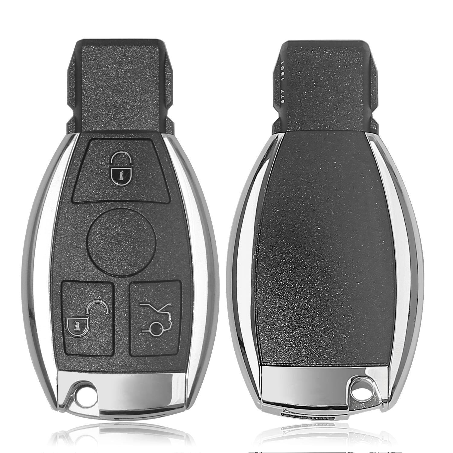 5PCS for Smart Key Shell 3 Buttons for Mercedes-Benz