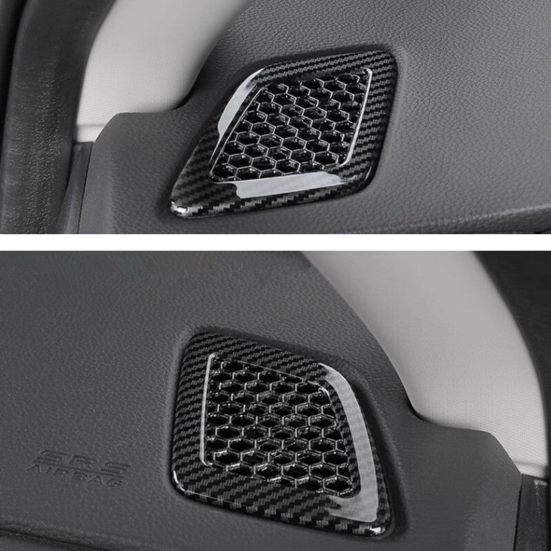 Pair Car Carbon Fiber Dashboard Air Vent Cover Trim for Honda CRV CR-V 2023 2024 v