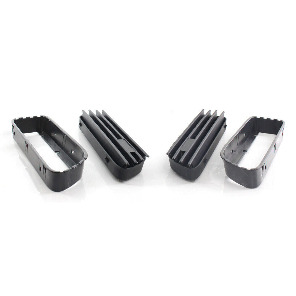 Replacement Black Side Grill Grille Fender Vents Fits For E46 M3 2D 4D 2001-2006