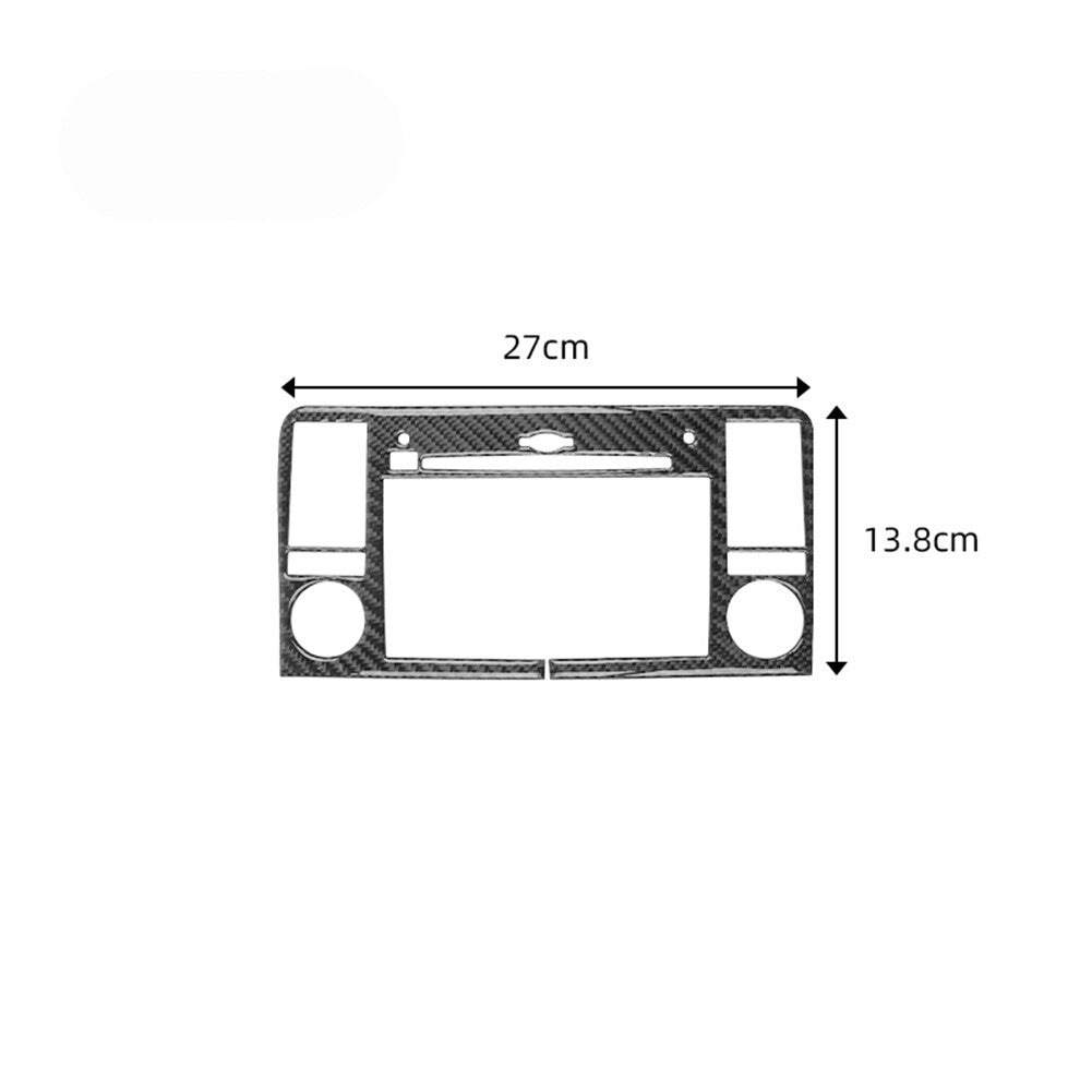 Carbon fiber navigation area trim for Mercedes-Benz M-class 06-11 type A