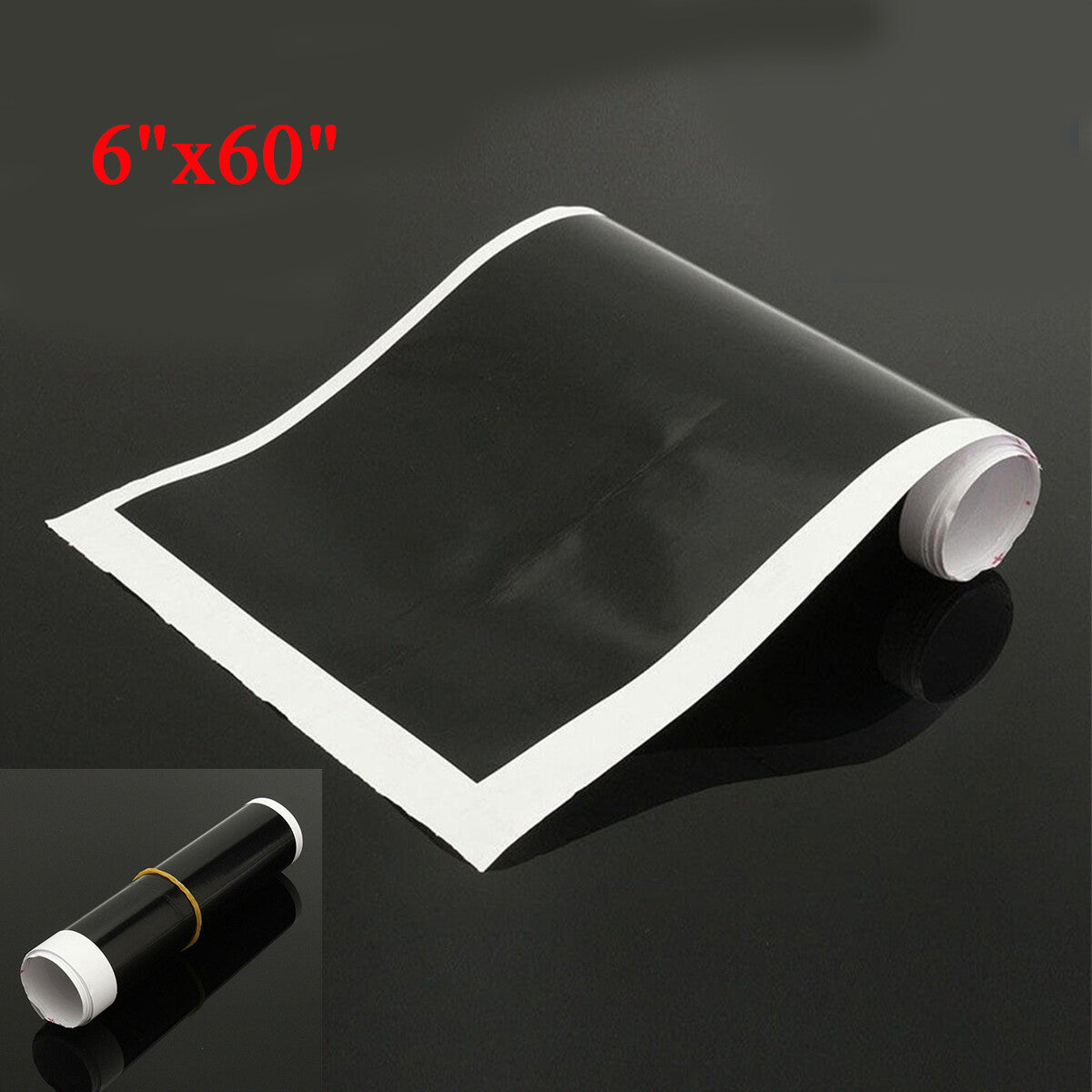 6x60 Universal Car Windshield Vinyl Sun Strip Visor Reflective Decal Sticker