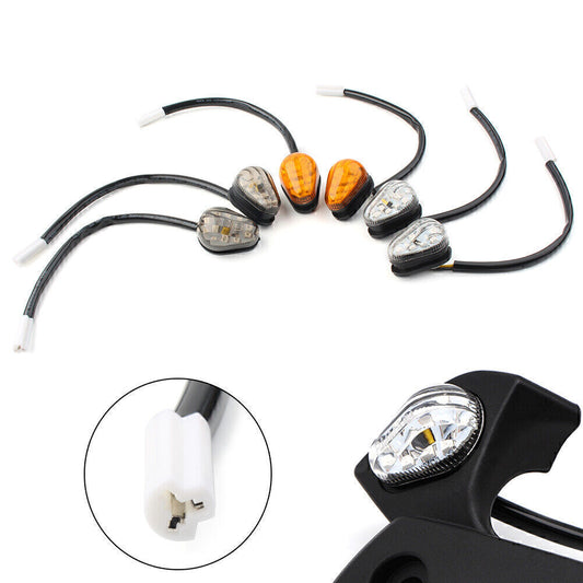 2x LED Turn Signal Light Fit for YAMAHA FZ10 FZ09 FZ07 FZ03 FZ25 FJ-09 XSR 700 900 Q