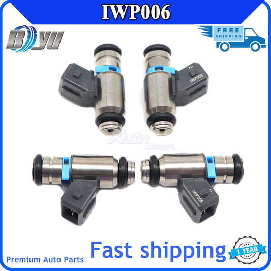 4-pack IWP-006 fuel injectors for Citroën , for Peugeot , for Fiat 198499 60657179 9627771580- v