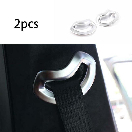 for Seat Interior for Seat Belt Buckle Cover Trim Chrome ABS for BMW X5 G05 2019-2022