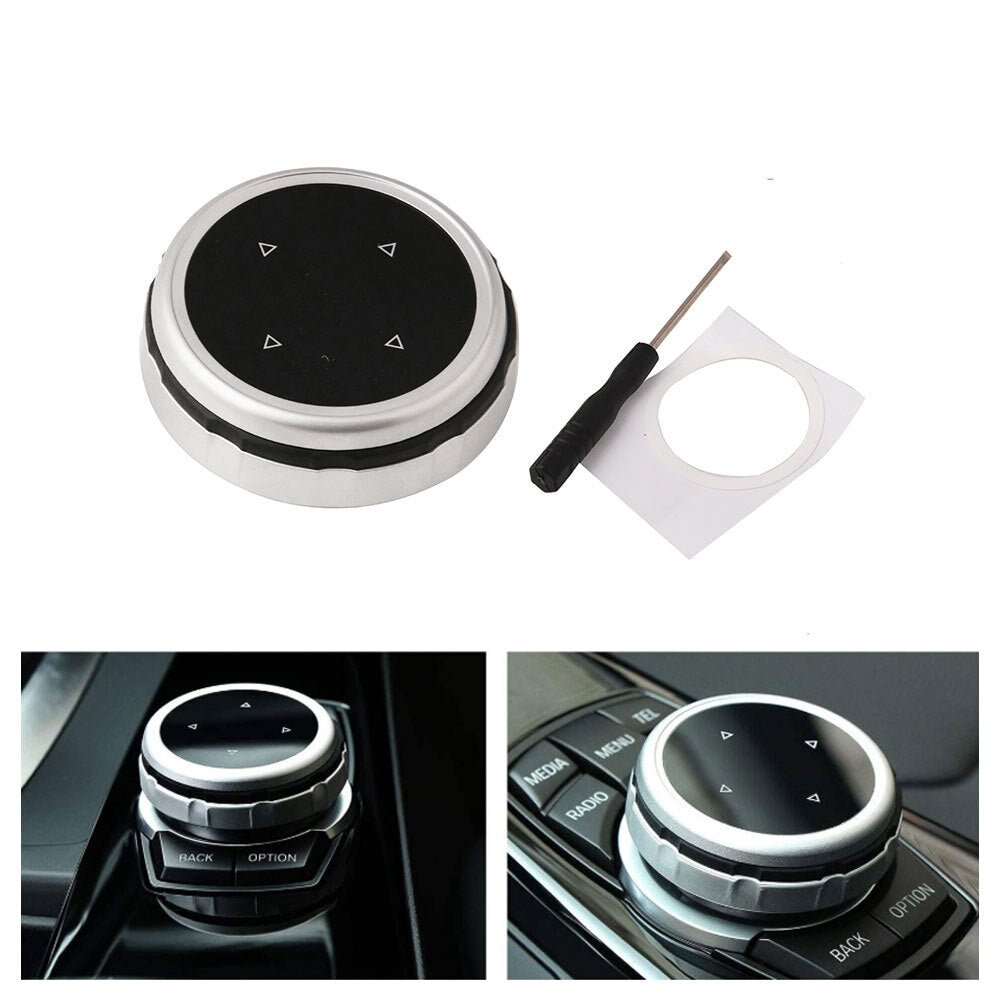 for BMW 3 4 5 6 X1 X3 for X5 X6 IDrive Car Multi-Media Control Knob Button Cover Q