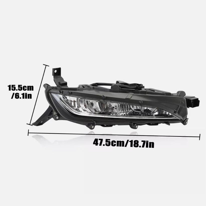 For RX350 RX450h F Sport for Lexus 2020-2022 LED DRL Fog Light Lamp Front Left+Right
