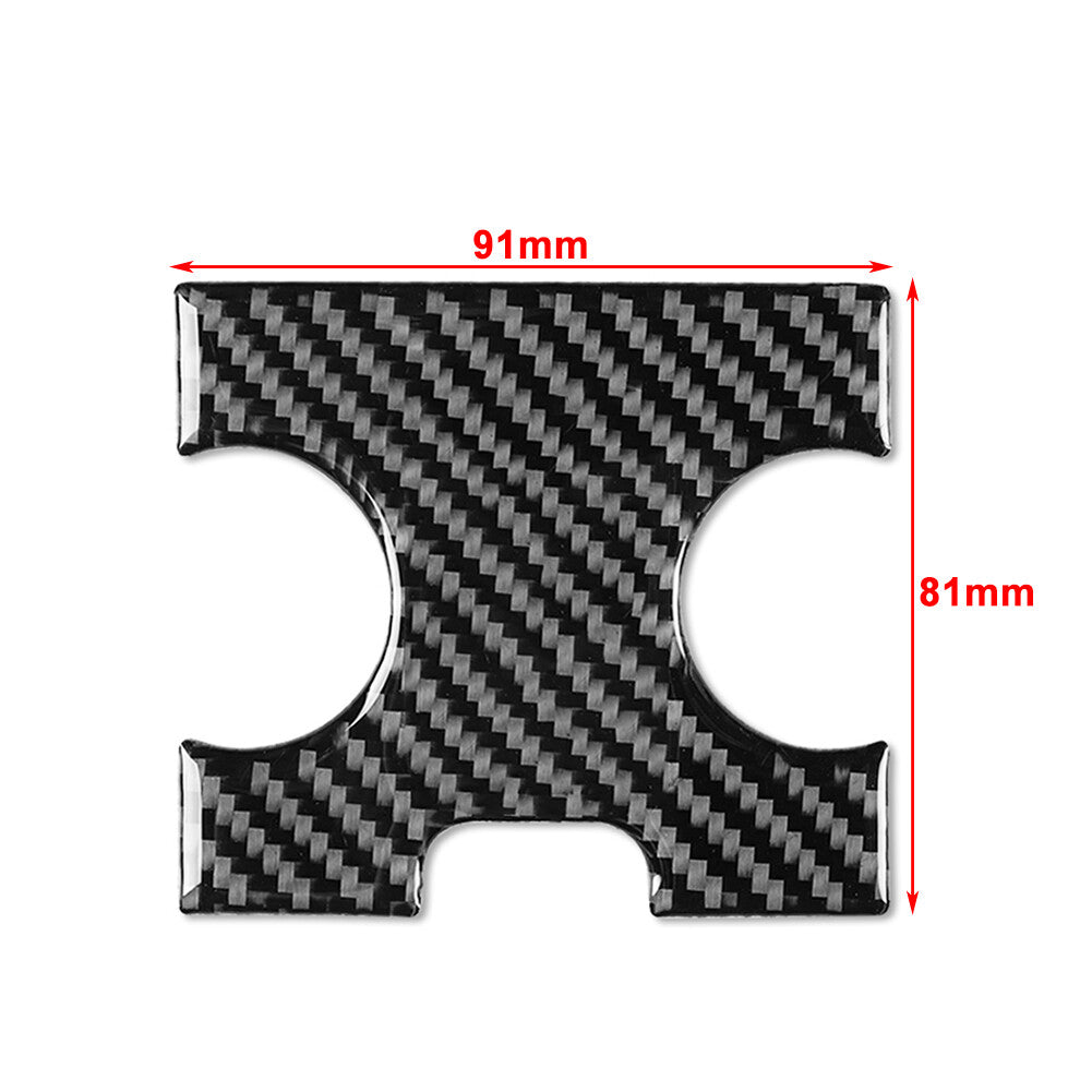 Hazard Light Button Cover Trim Fit for Honda S2000 2004-2009 Carbon Fiber Red Car