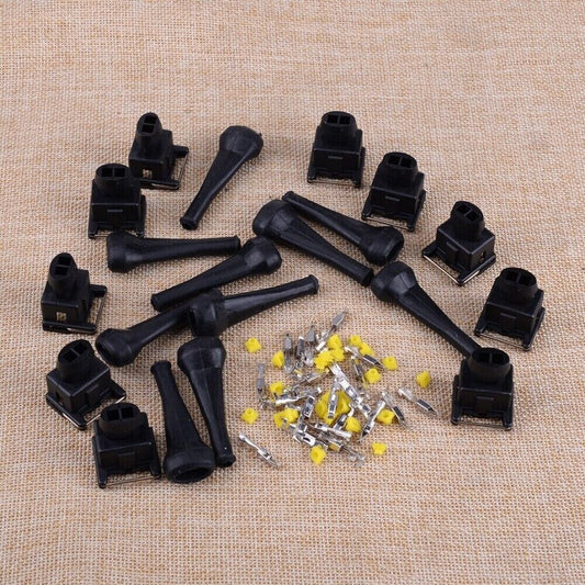 10kit EV1 Fuel Injector Connectors Seal Boot for Many Universal Cars Plug Parts n