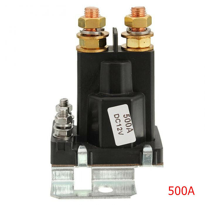 Car Dual Battery Isolator Relay Start On/Off Auto Power Switch 500A AMP 4 Pins