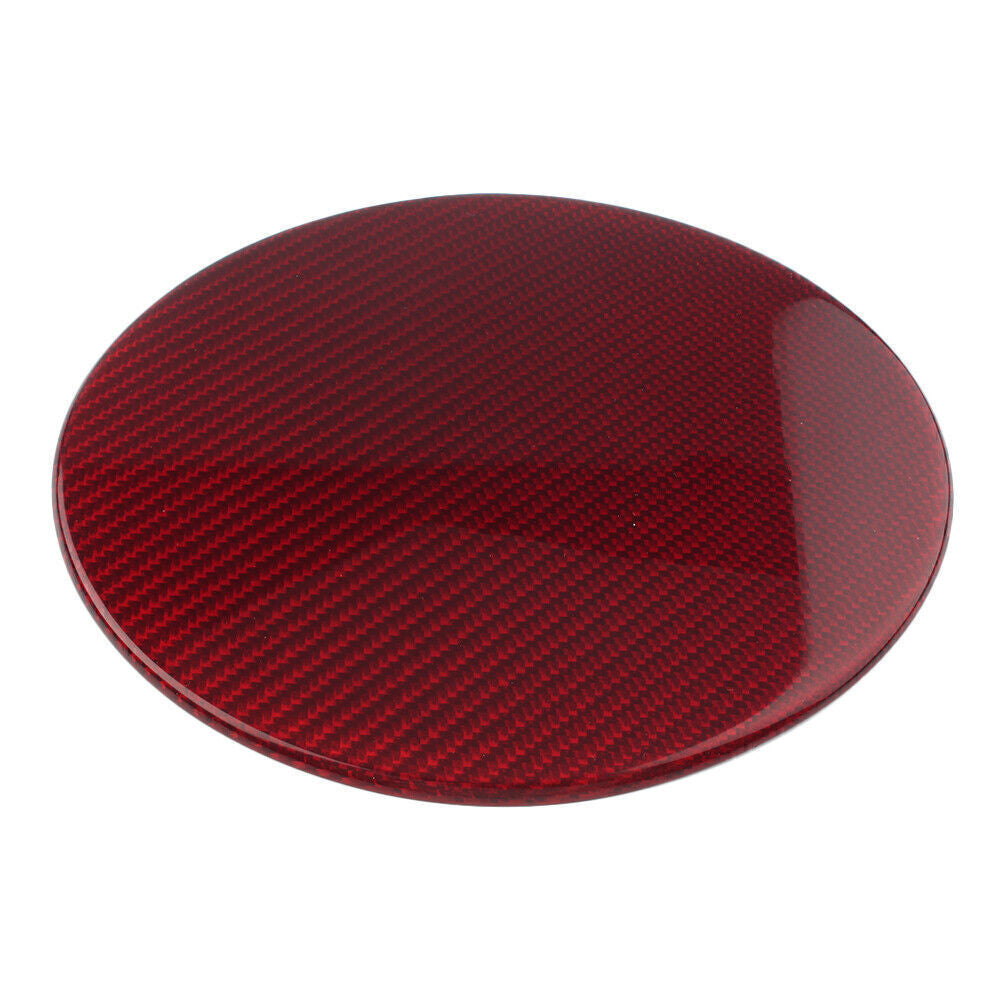 Red Carbon Fiber Style Car Oil Tank Cover for Subaru BRZ for Toyota 1986 Q