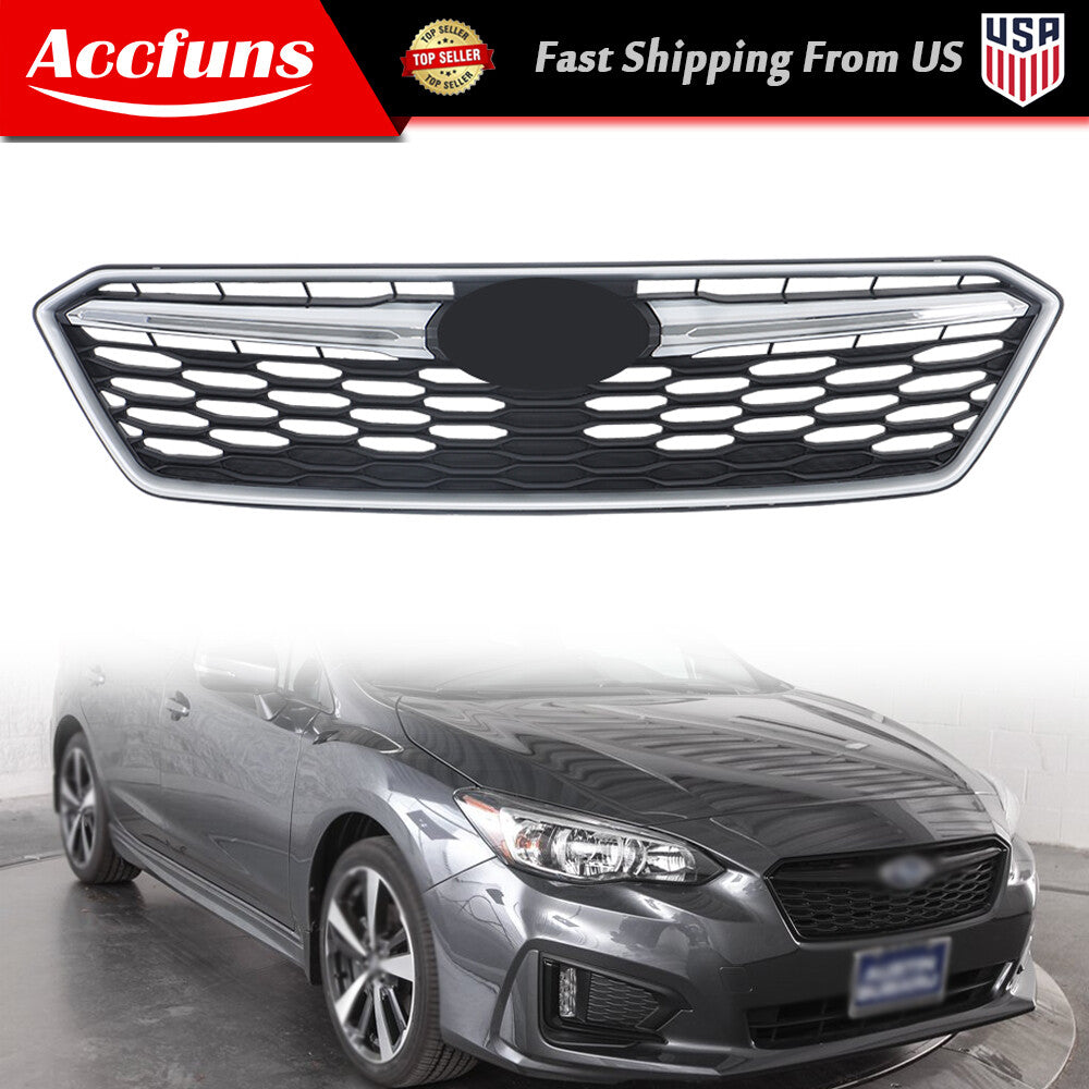 Front center mesh grille assembly 91122FL00B suitable for 2017-2019 for Subaru Impreza n