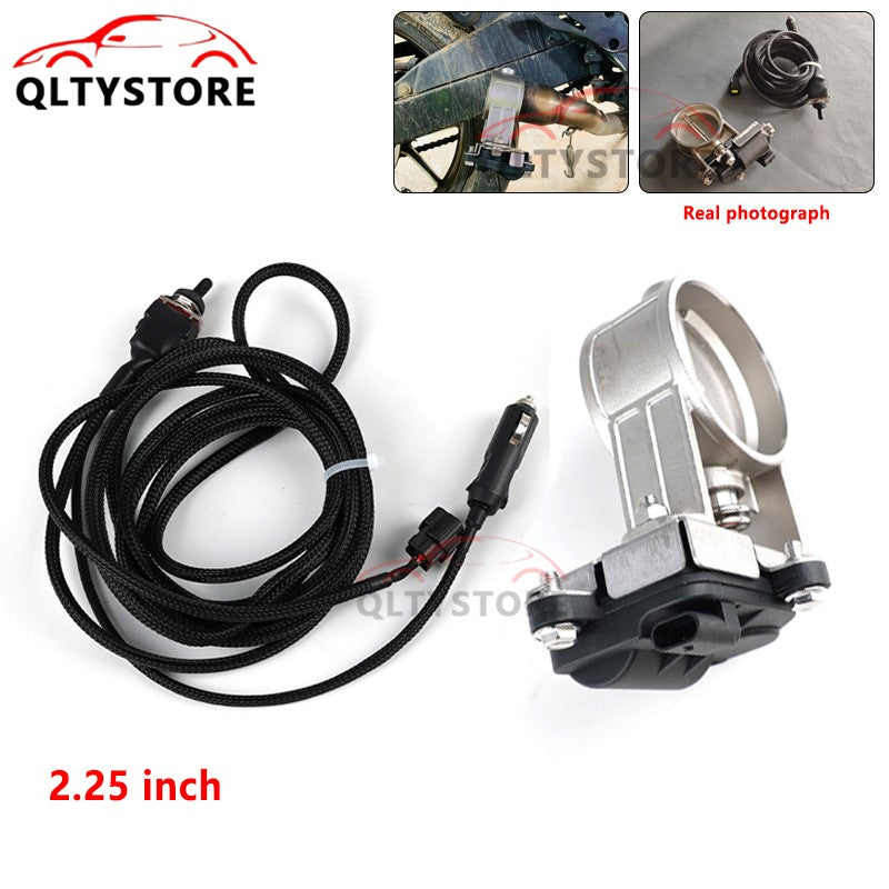 2.25in Electric Exhaust Control Valve Low Pressure For Exhaust Catback Downpipe Q