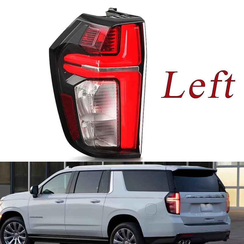 Left Tail Light Brake Lamp For 2021-2022 for Chevrolet Tahoe/Suburban LED Clear Lens